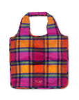 Reusable Shopping Tote, Grand Plaid Duo