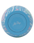Blue container with white floral pattern and 'Lilly Pulitzer' branding on a white background
