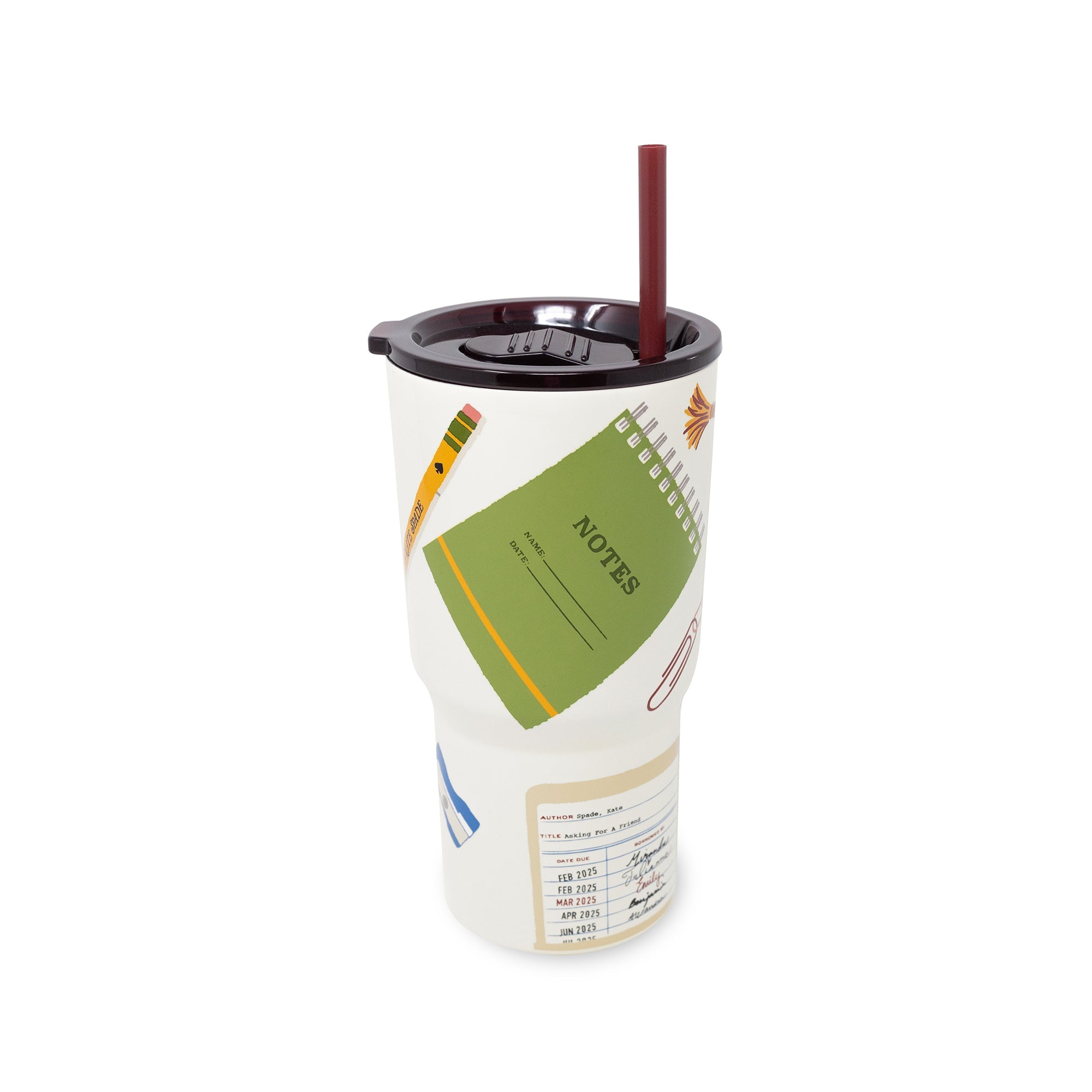 20 oz starbucks cup disposable Stainless Steel 20 Oz. Tumbler With Straw, Book Club