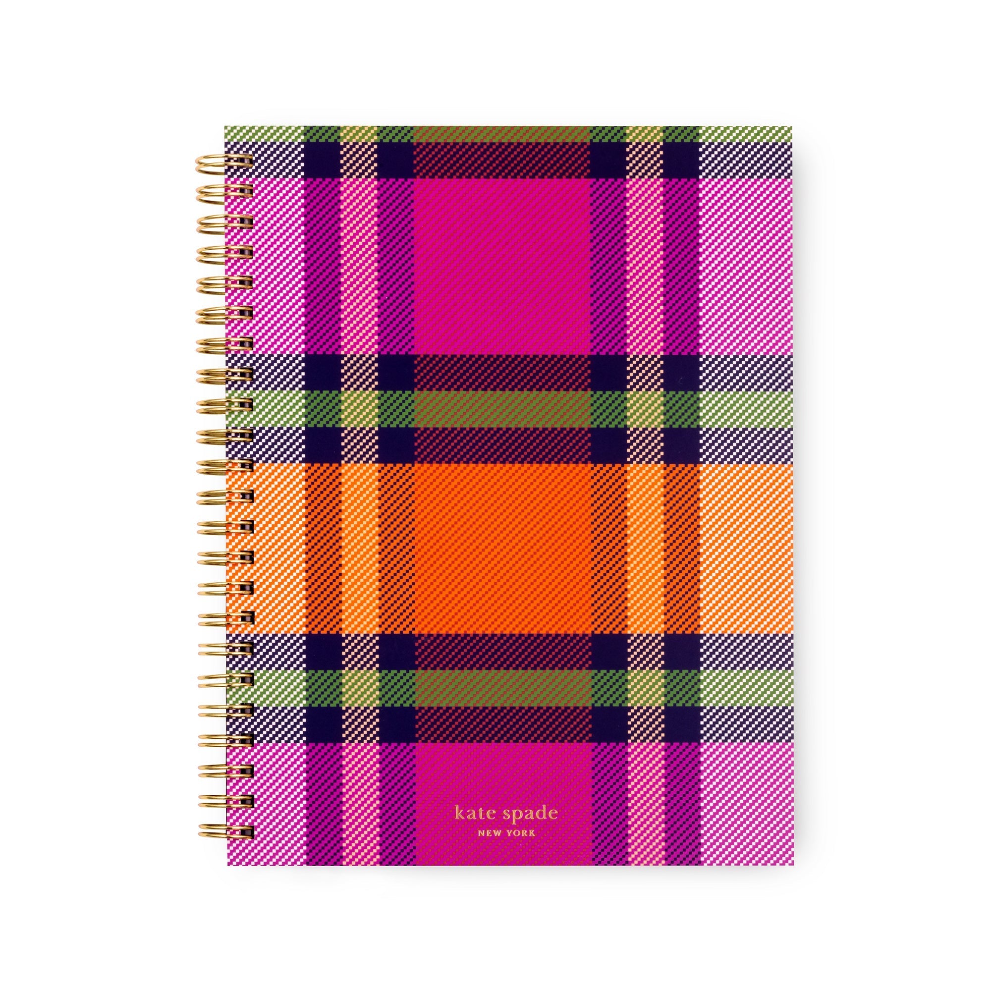 Small Spiral Notebook, Grand Plaid Duo