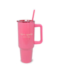 Stainless Steel 40 oz. Tumbler, Pink