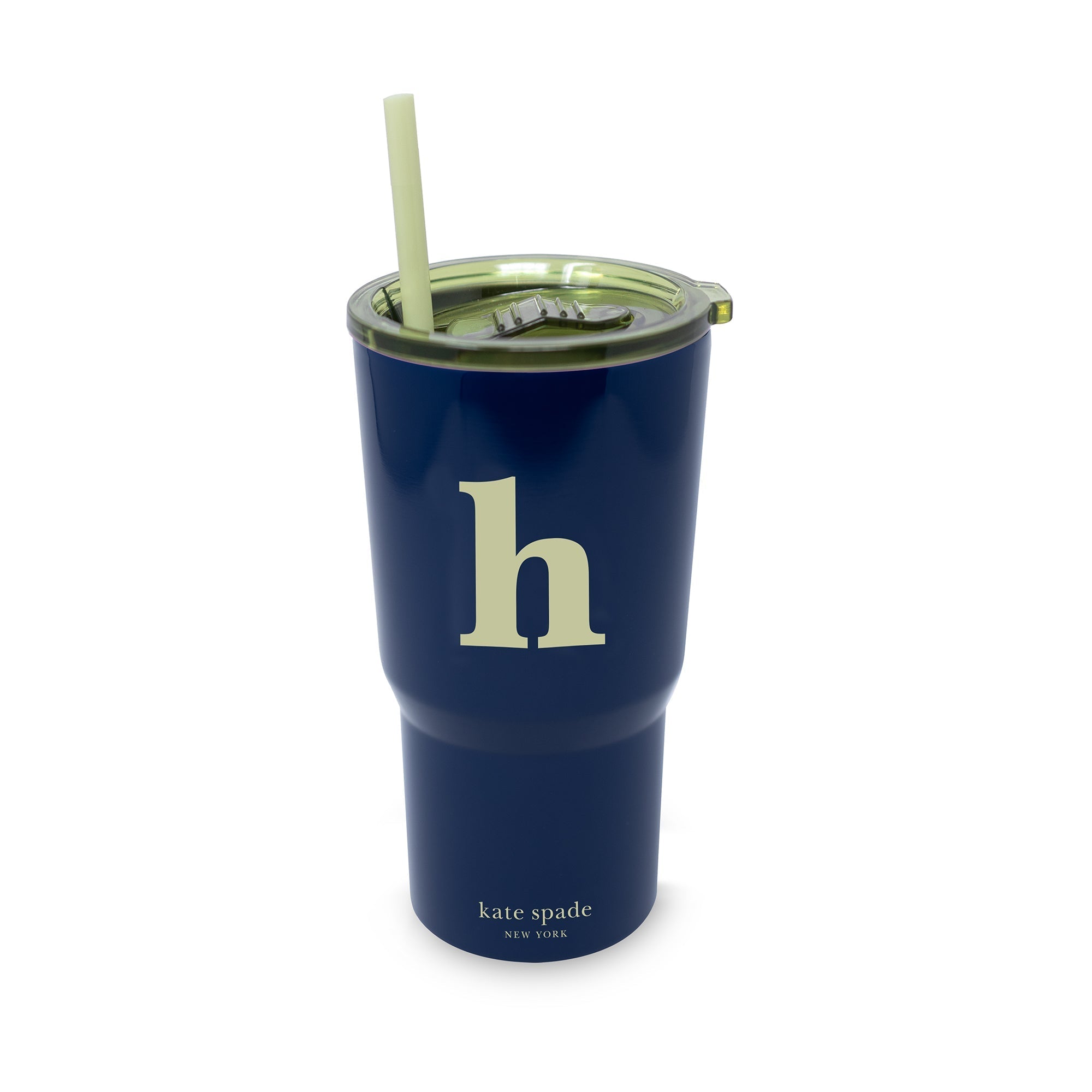Just Mine Initial Stainless Steel 20 oz. Tumbler, H