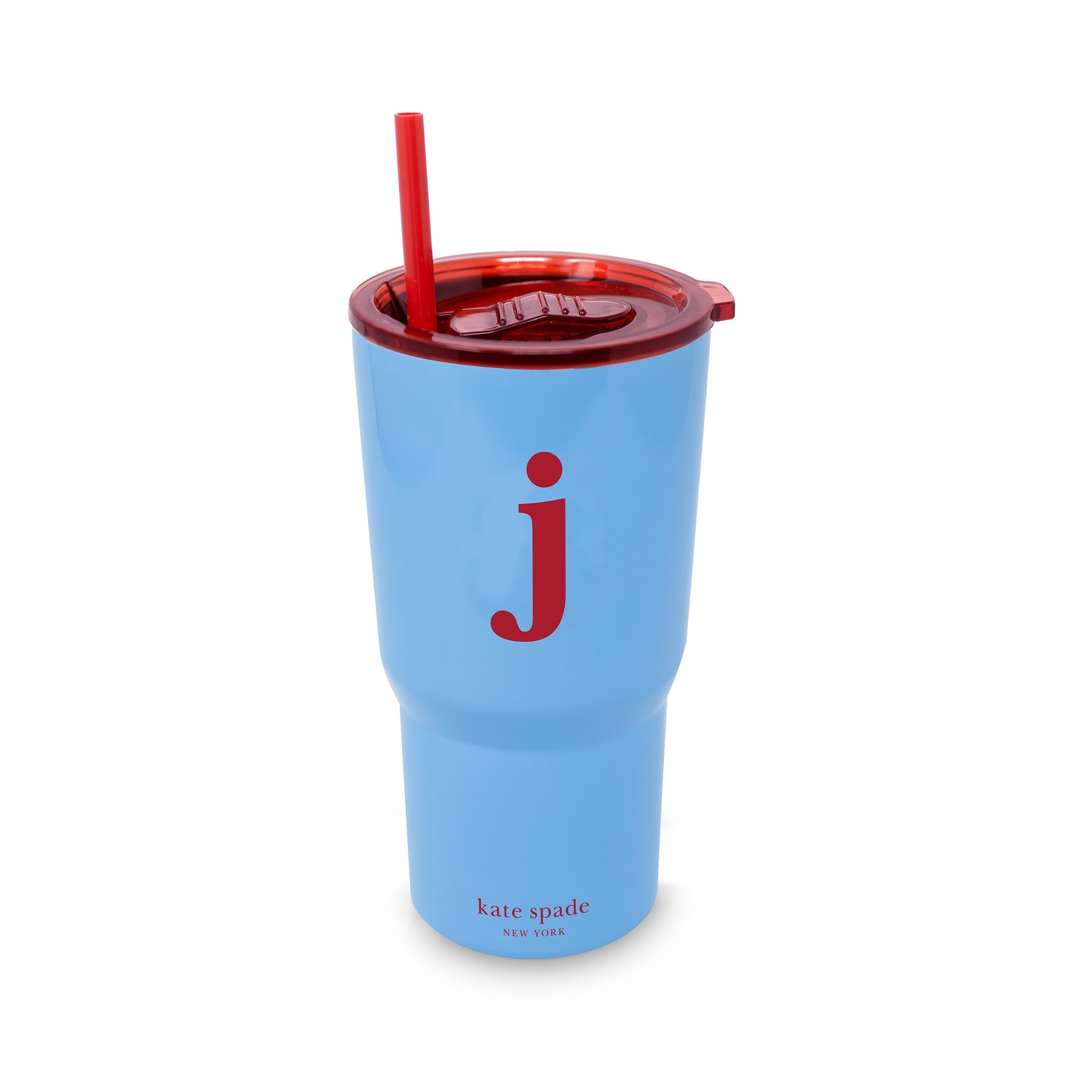 Just Mine Initial Stainless Steel 20 oz. Tumbler, J