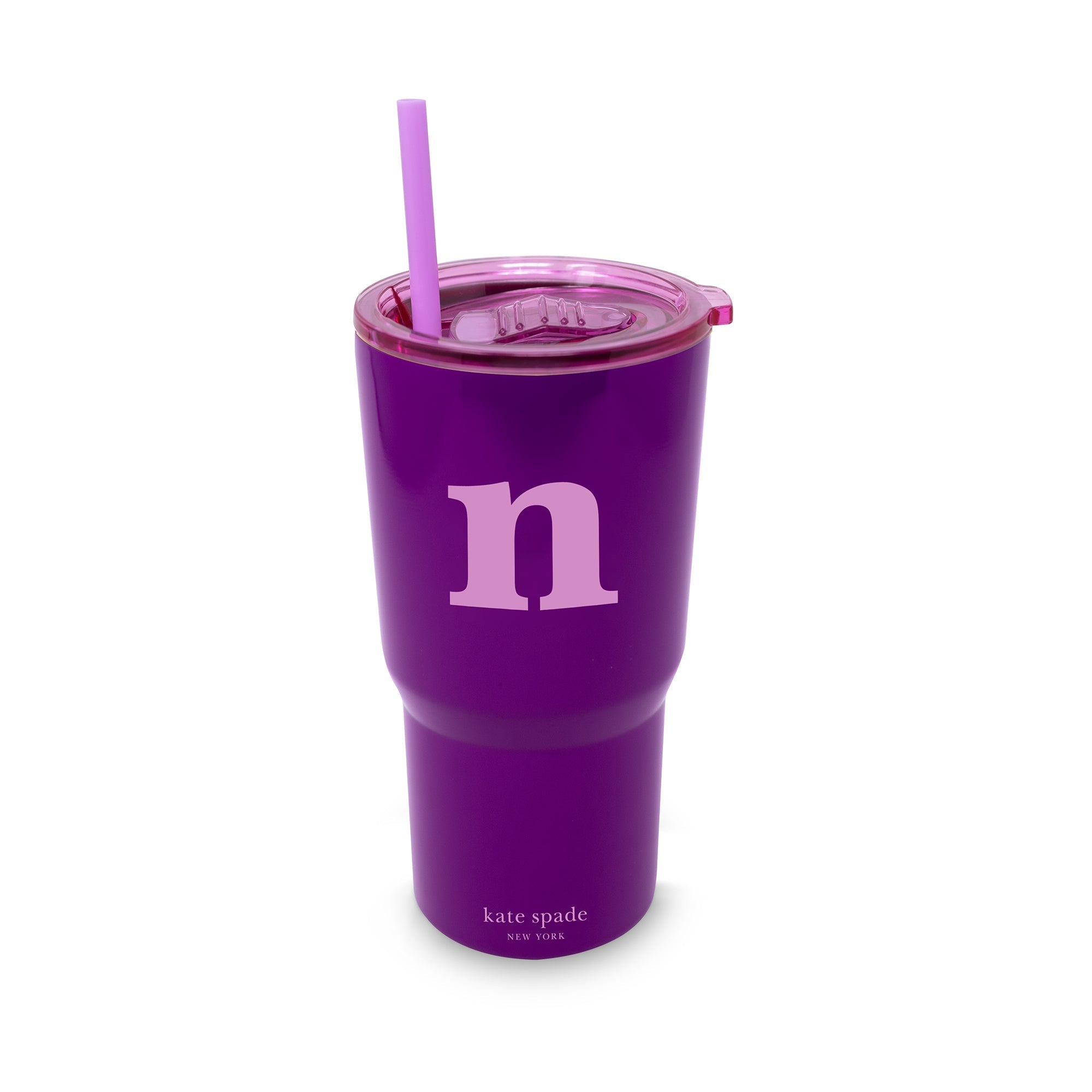 Just Mine Initial Stainless Steel 20 oz. Tumbler, N