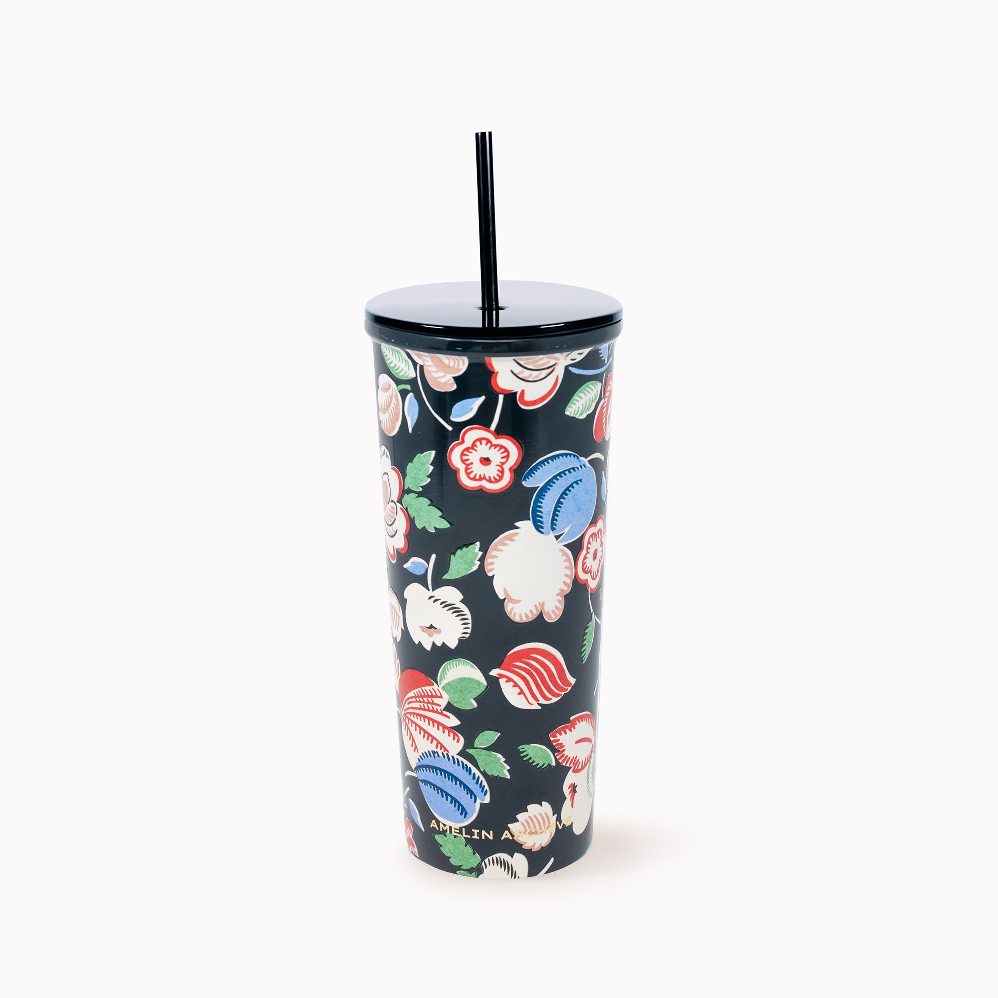 Stainless Steel Tumbler with Straw Sonia