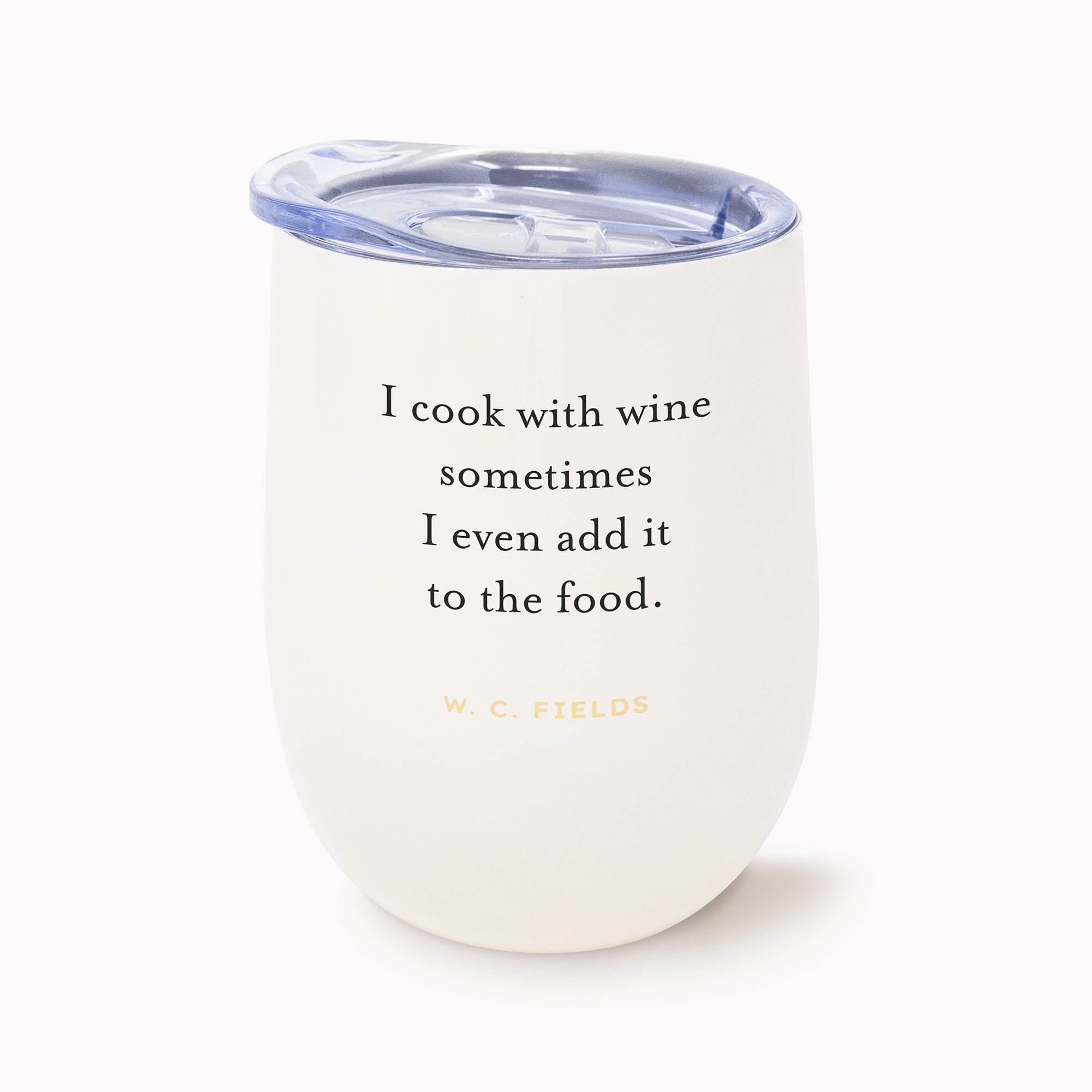 Stainless Steel Wine Tumbler W.C. Fields