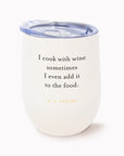 Stainless Steel Wine Tumbler W.C. Fields