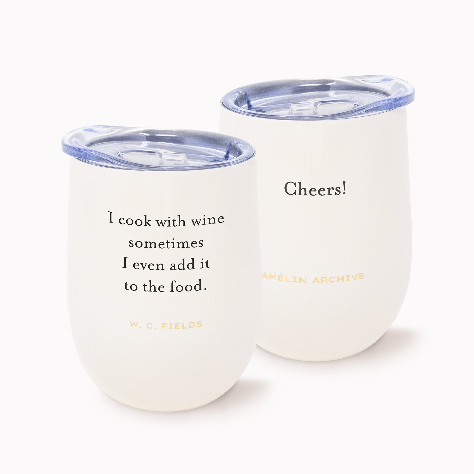 Stainless Steel Wine Tumbler W.C. Fields