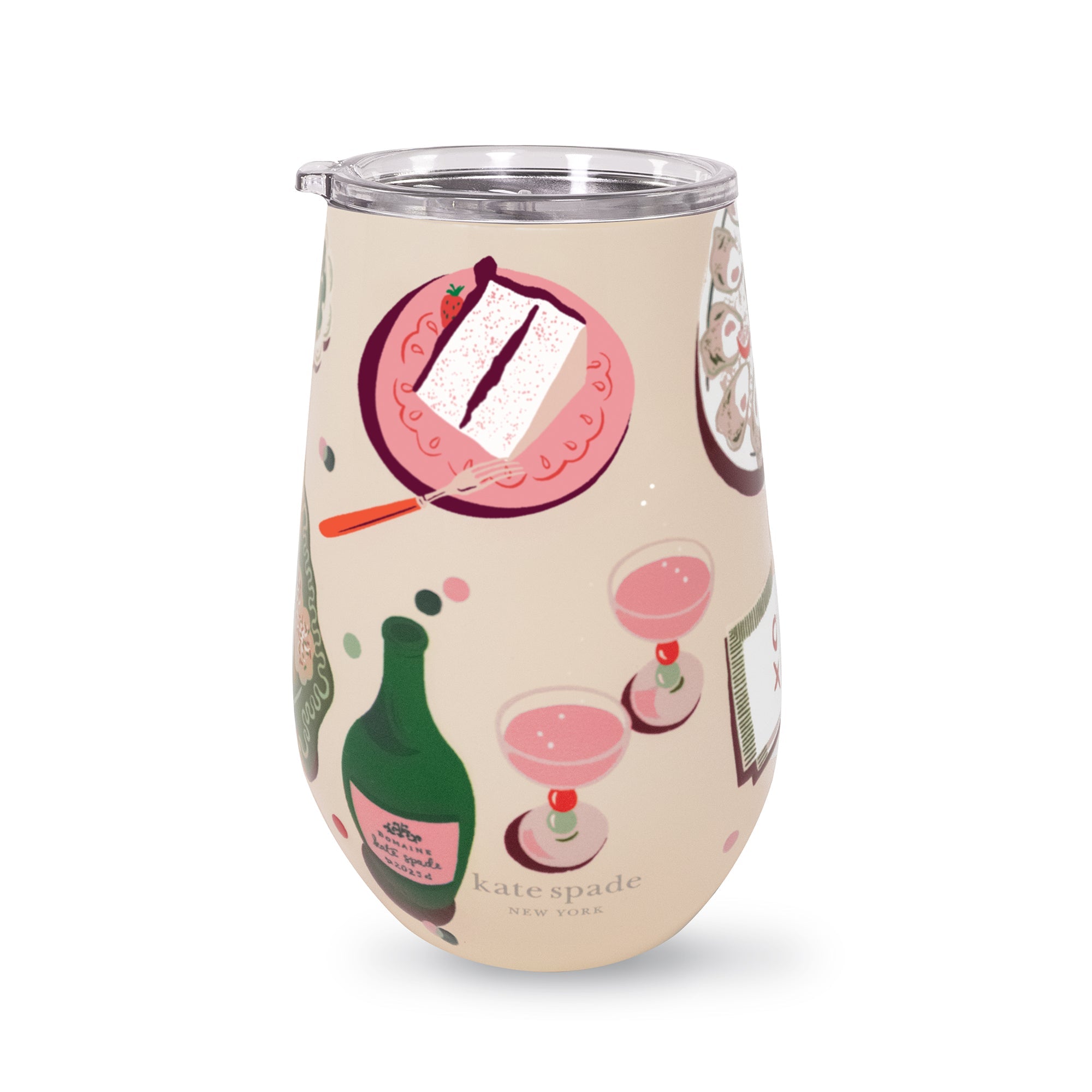 Stainless Steel Wine Tumbler, Festive Party
