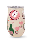 Stainless Steel Wine Tumbler, Festive Party