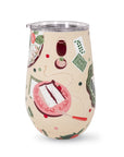 Stainless Steel Wine Tumbler, Festive Party