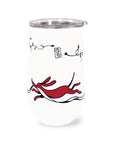 Stainless Steel Wine Tumbler, Holiday Party