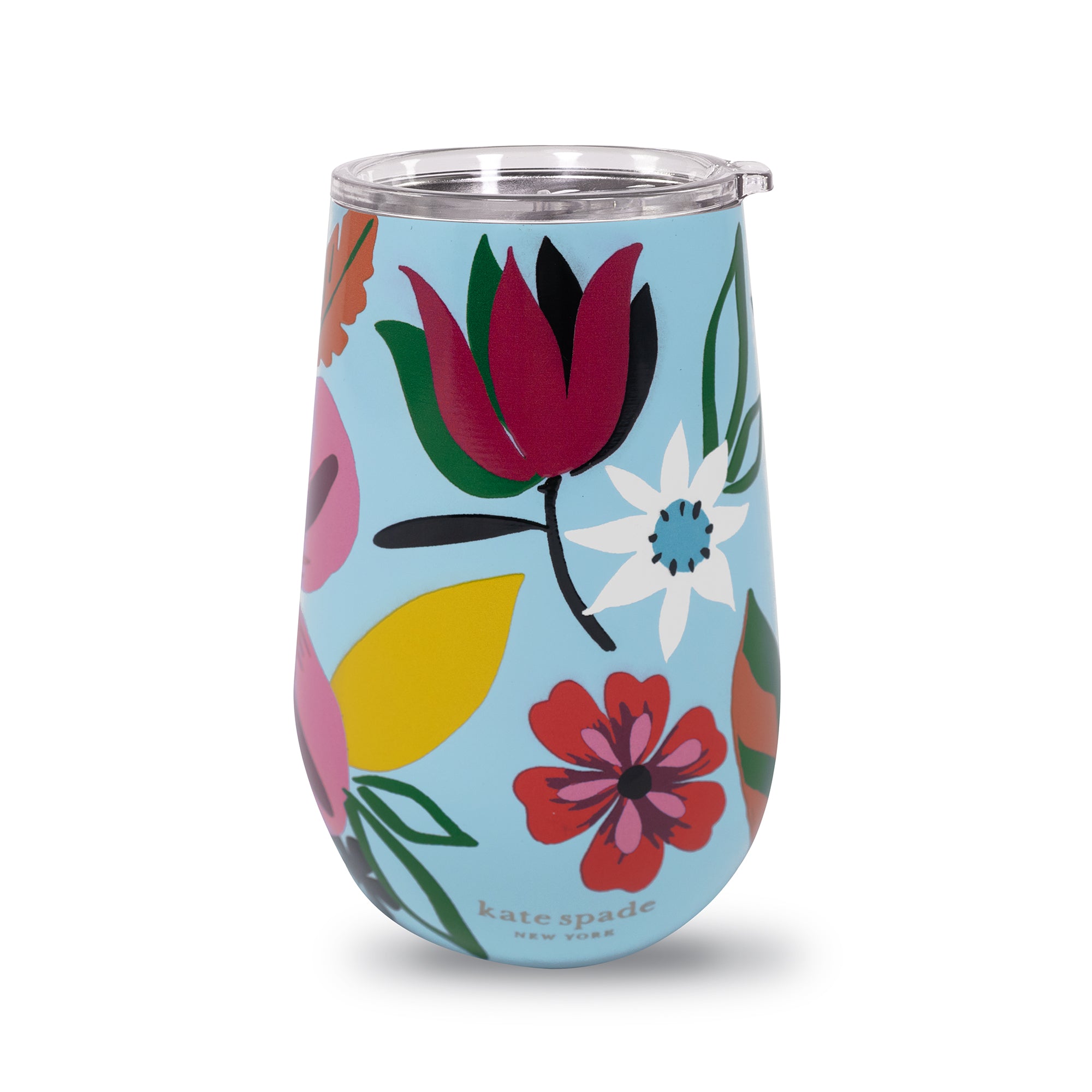 Stainless Steel Wine Tumbler, Safari Floral