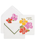 Thank You Notecard Set, Spring Pansies