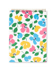 Large Top Spiral Notebook, Painterly Bouquet