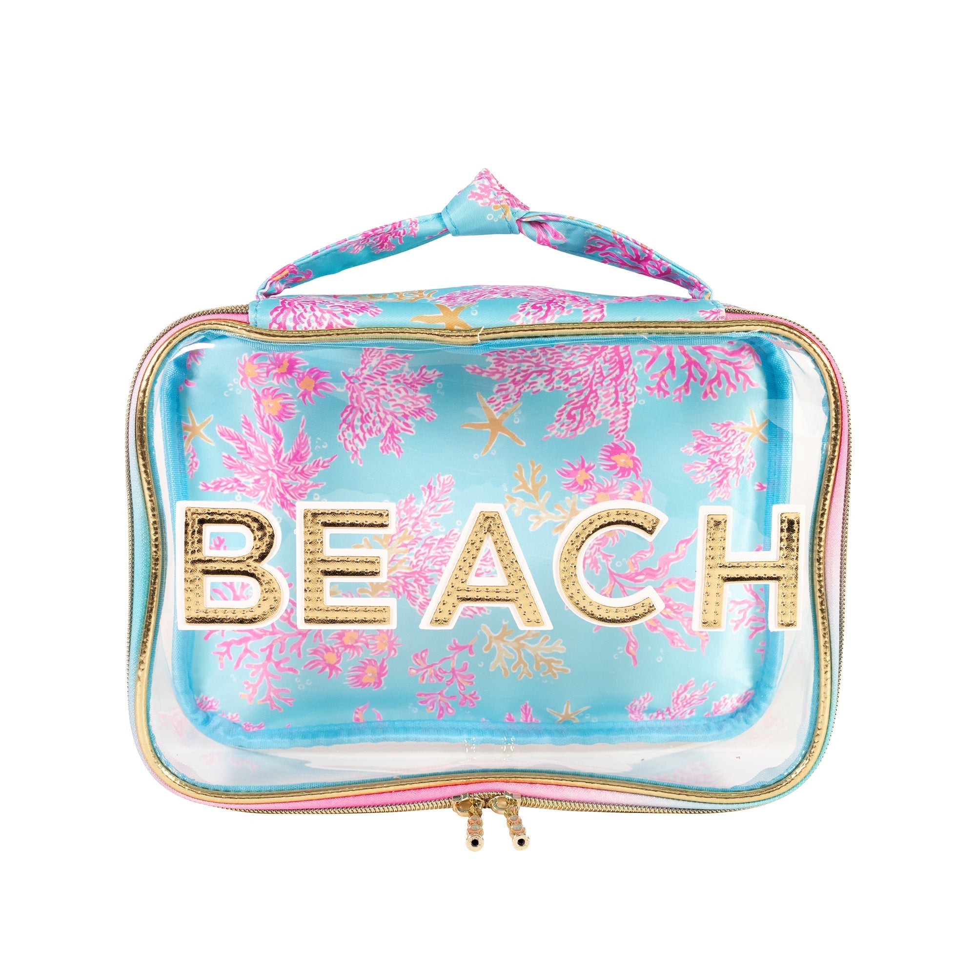 Beach Accessories Pouch Set, Royal Coral