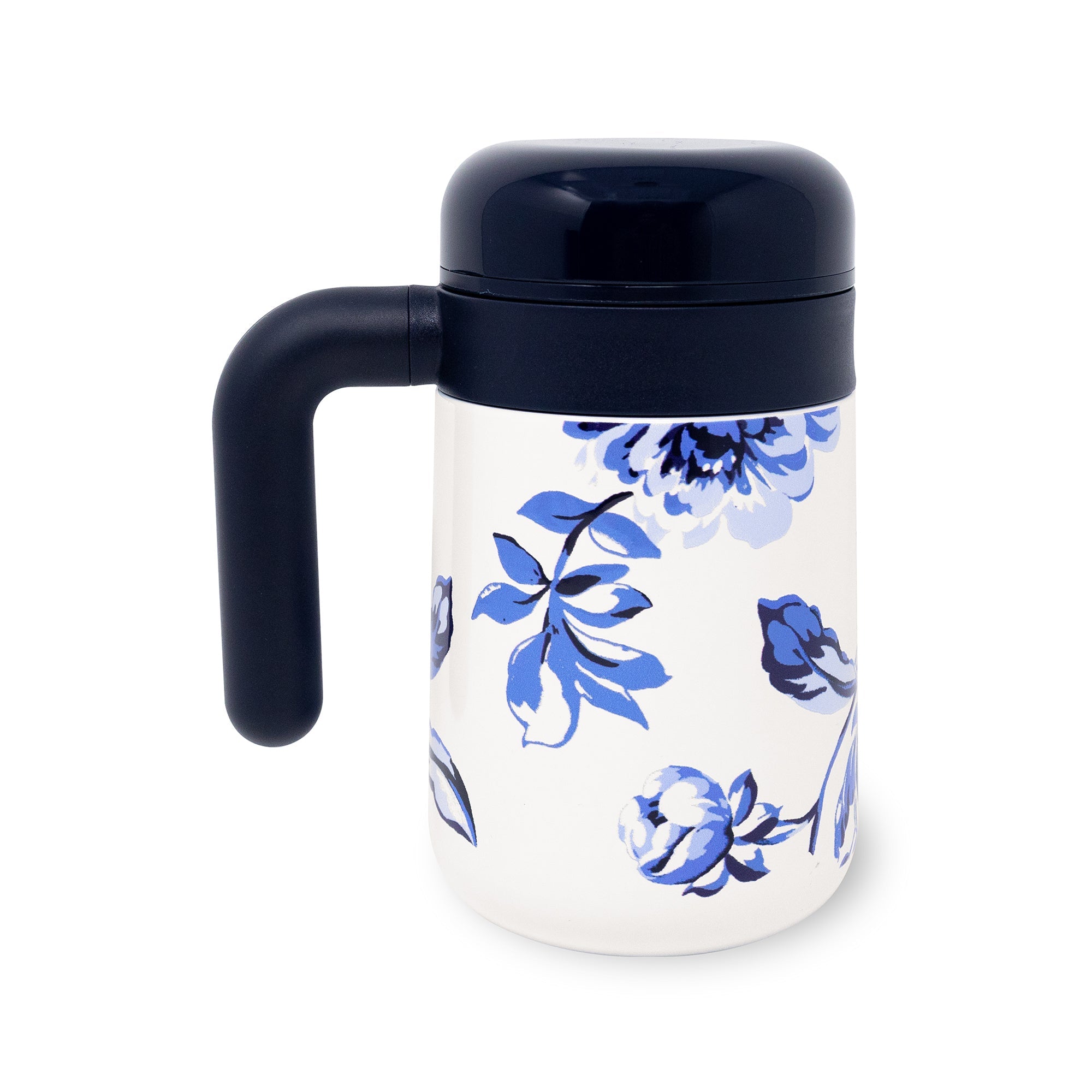 Travel Tea Mug, Floral Toile