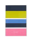 Triple Notebook Set, Sunny Day Stripe