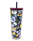 Tumbler With Straw - Poppy Fields