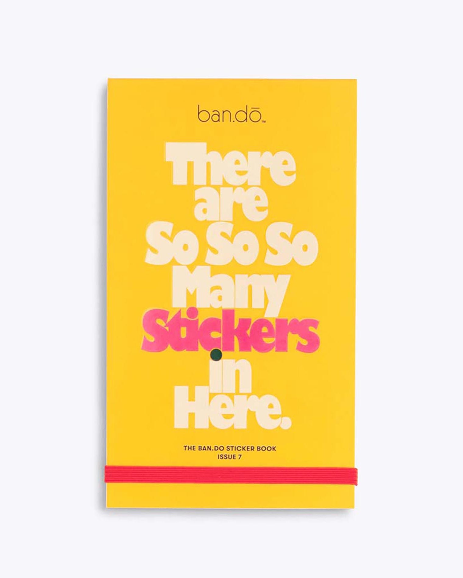 Yellow book cover with text 'There are So So So Many Stickers in Here' on a white background