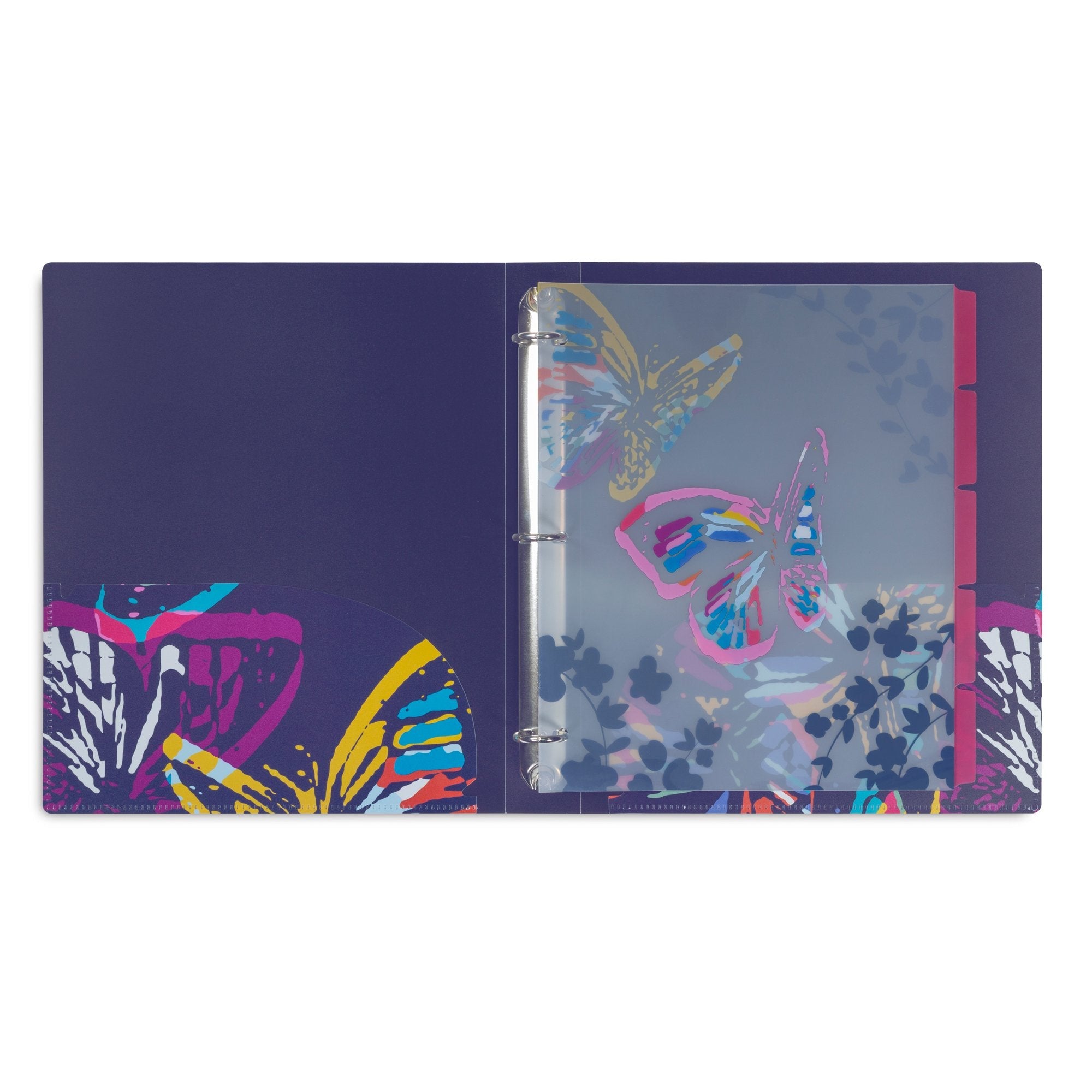 3 Ring Binder, Butterfly Flutter