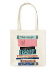 Canvas Book Tote, Stack of Classics