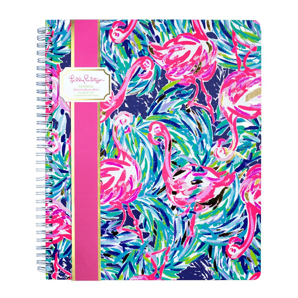 Lilly Pulitzer Large Notebook (flamenco Beach)