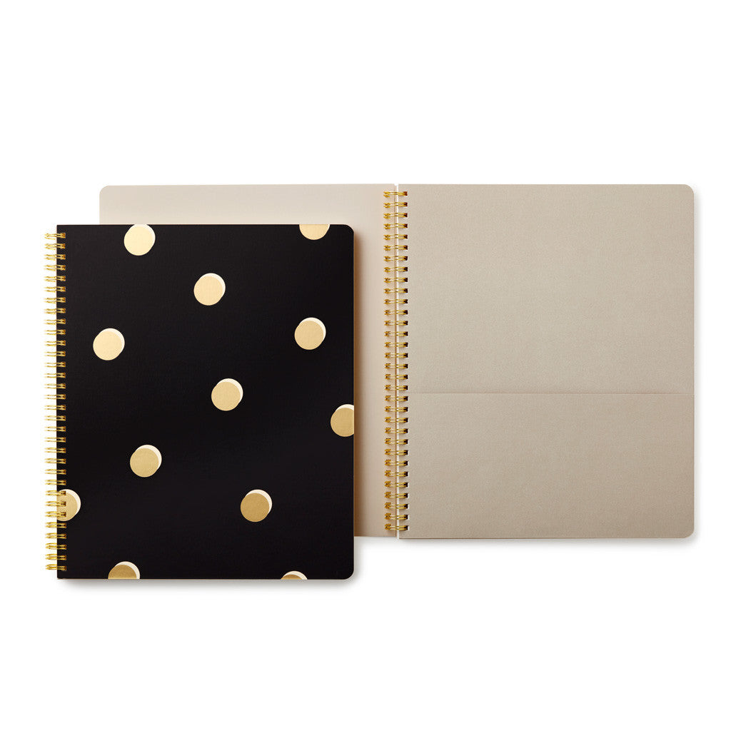 Large Spiral Notebook - Scatter Dot