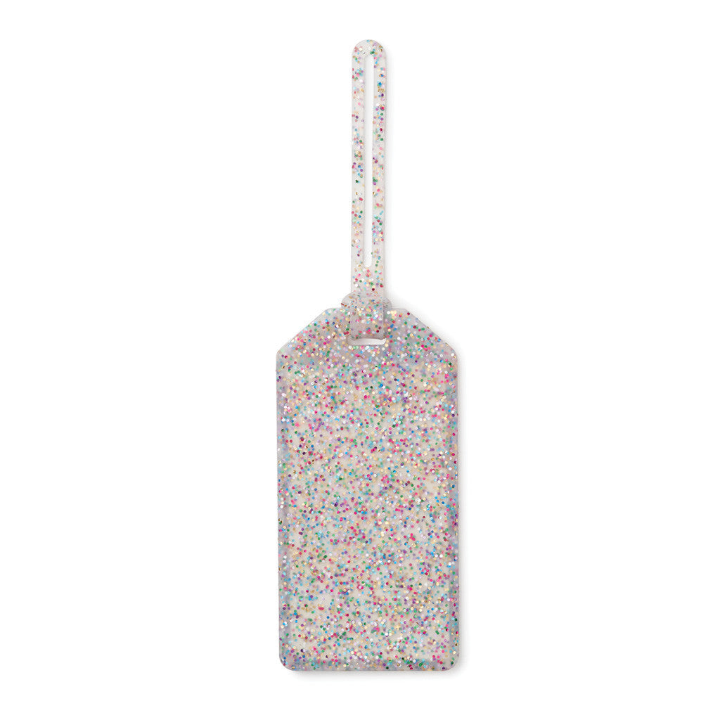Luggage Tag - Multi Glitter