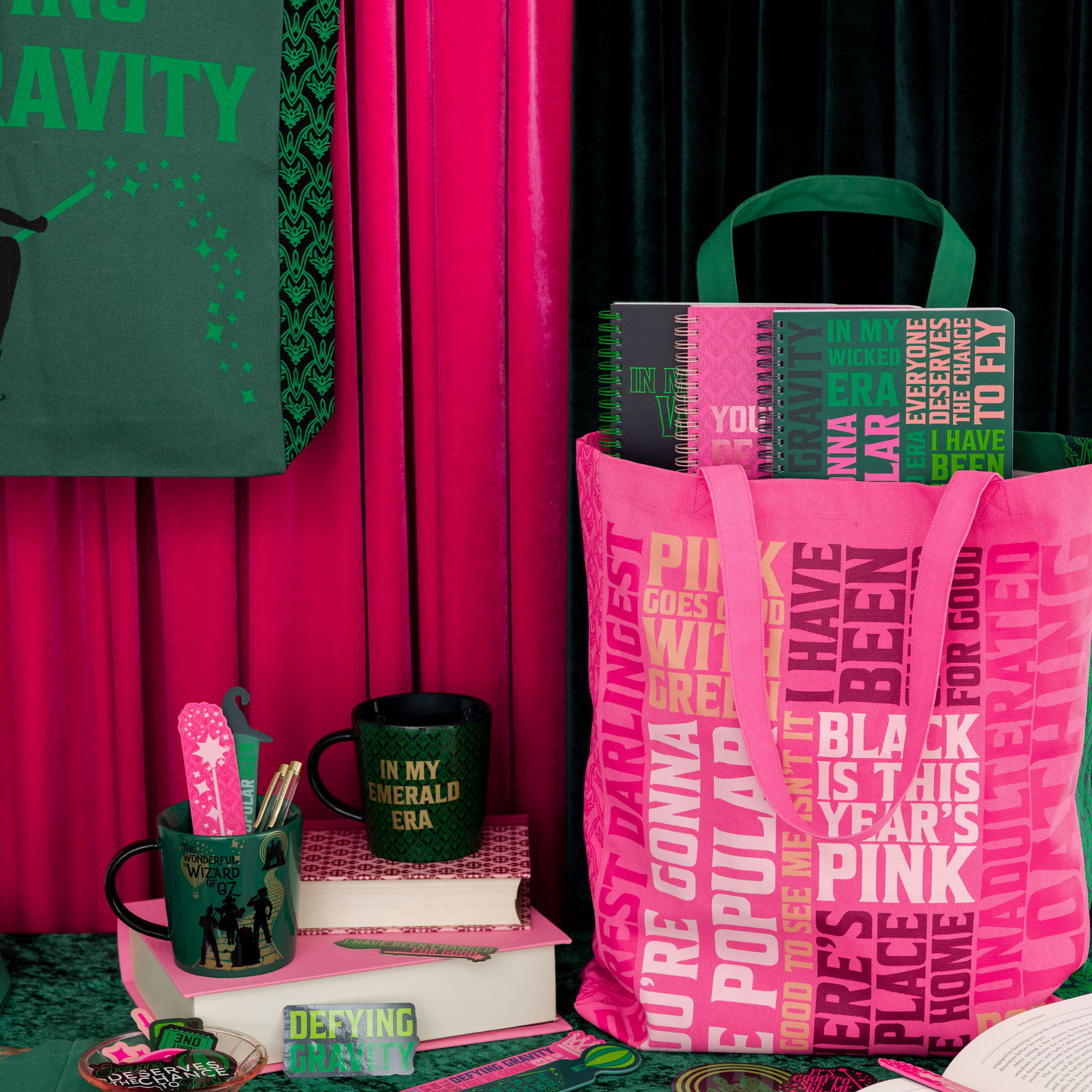 Canvas Tote, Wicked Word Cloud