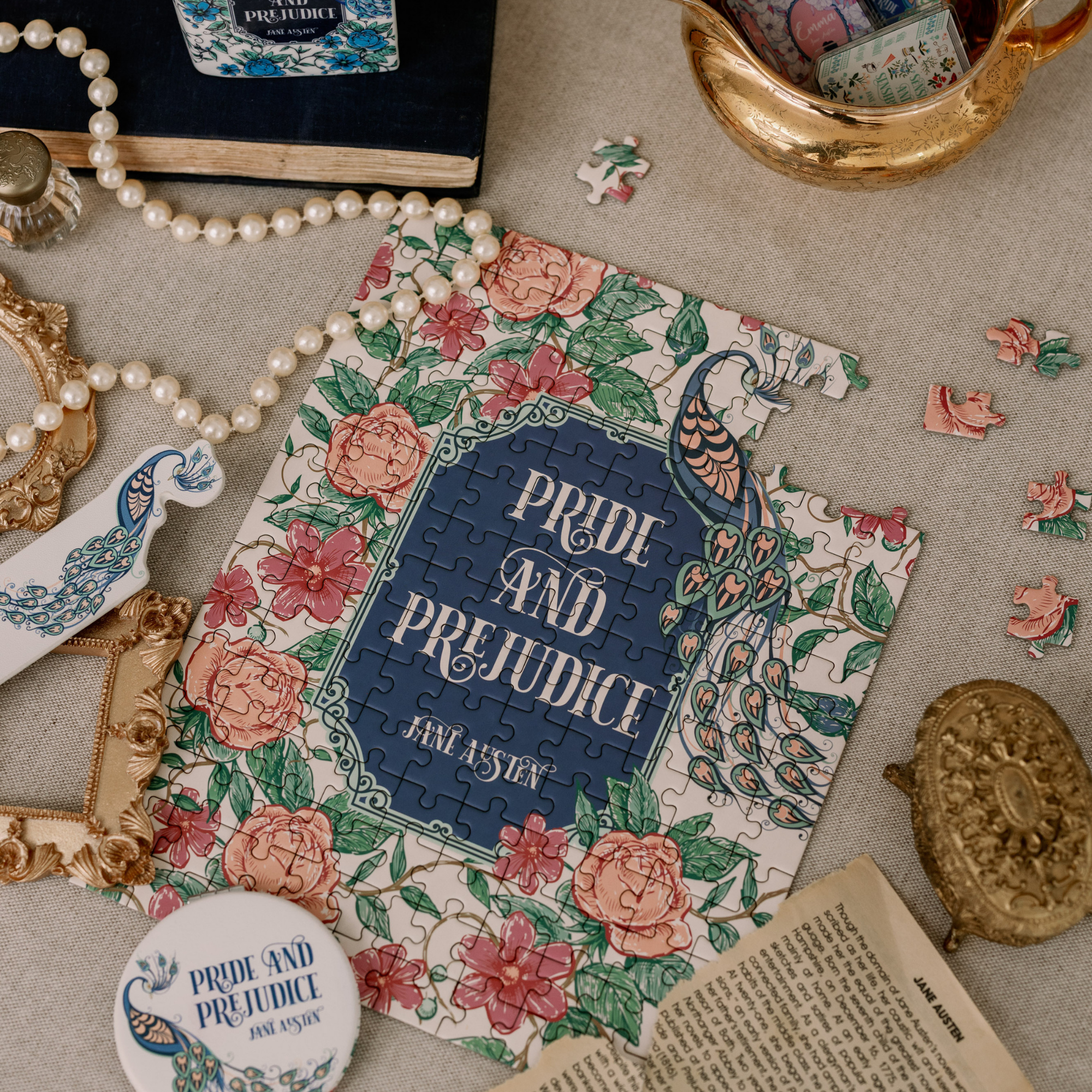 Mini Book Puzzle, Pride and Prejudice