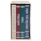 Set of Jane Austen coasters in a decorative box