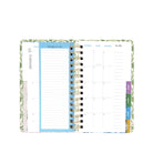 Planner with monthly layout, to-do list, and calendar entries on a white background