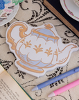Diecut Notepad, Teapot