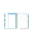 Planner with colorful design on a white background