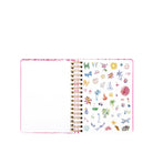 planner with colorful illustrations on a white background