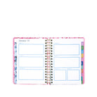 Planner with colorful tabs on a white background