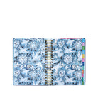 Planner with celestial design on a white background