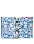 Planner with celestial design on a white background