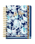 planner with seashell pattern and Lilly Pulitzer branding on a white background