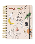 2026-2027 planner with decorative design and 'kate spade New York' branding on a white background