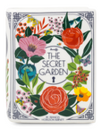 Floral design book cover with 'The Secret Garden' title and author's name.