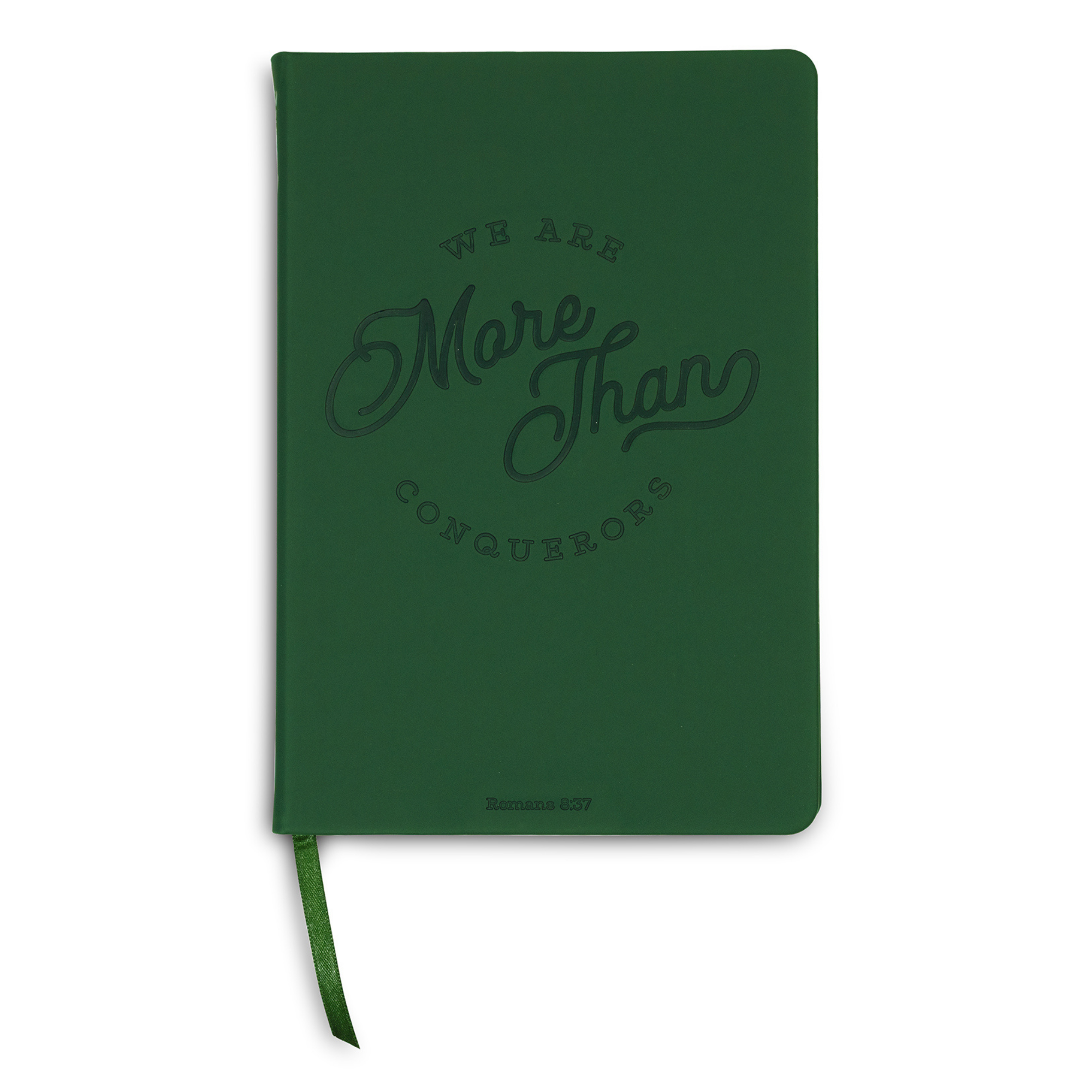Vegan Leather Journal, More than Conquerors