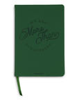 Vegan Leather Journal, More than Conquerors