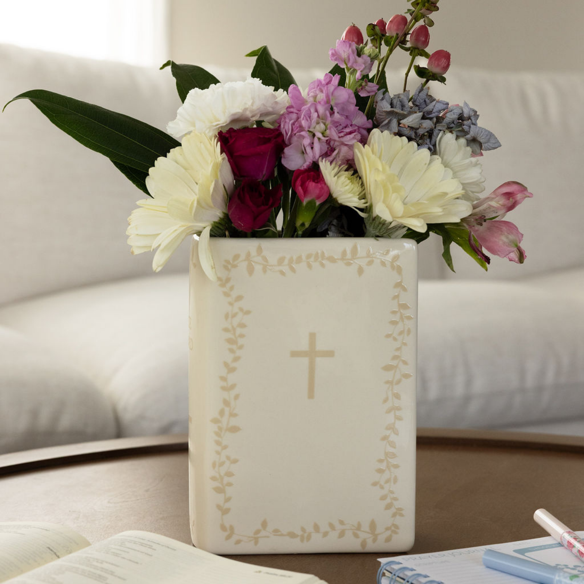 Large Book Vase, The Word