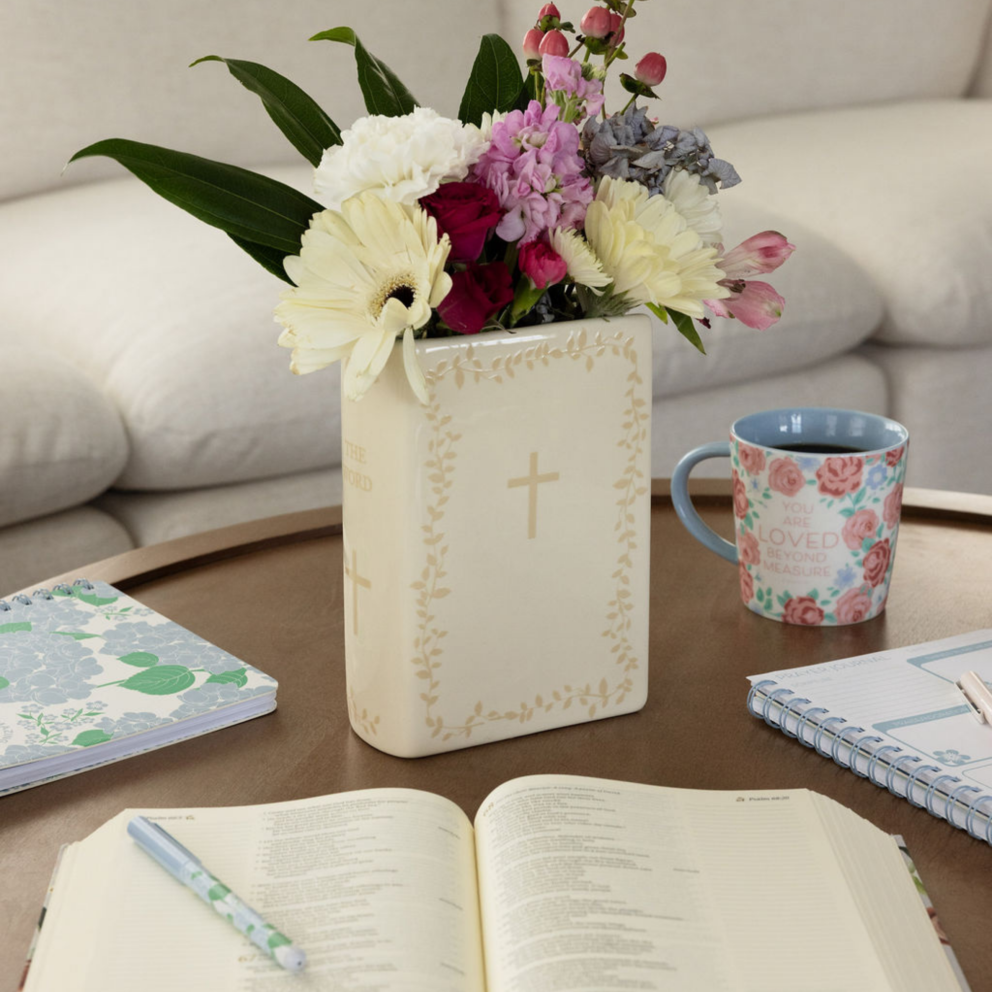 Large Book Vase, The Word