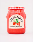 strawberry jam petite ceramic vase