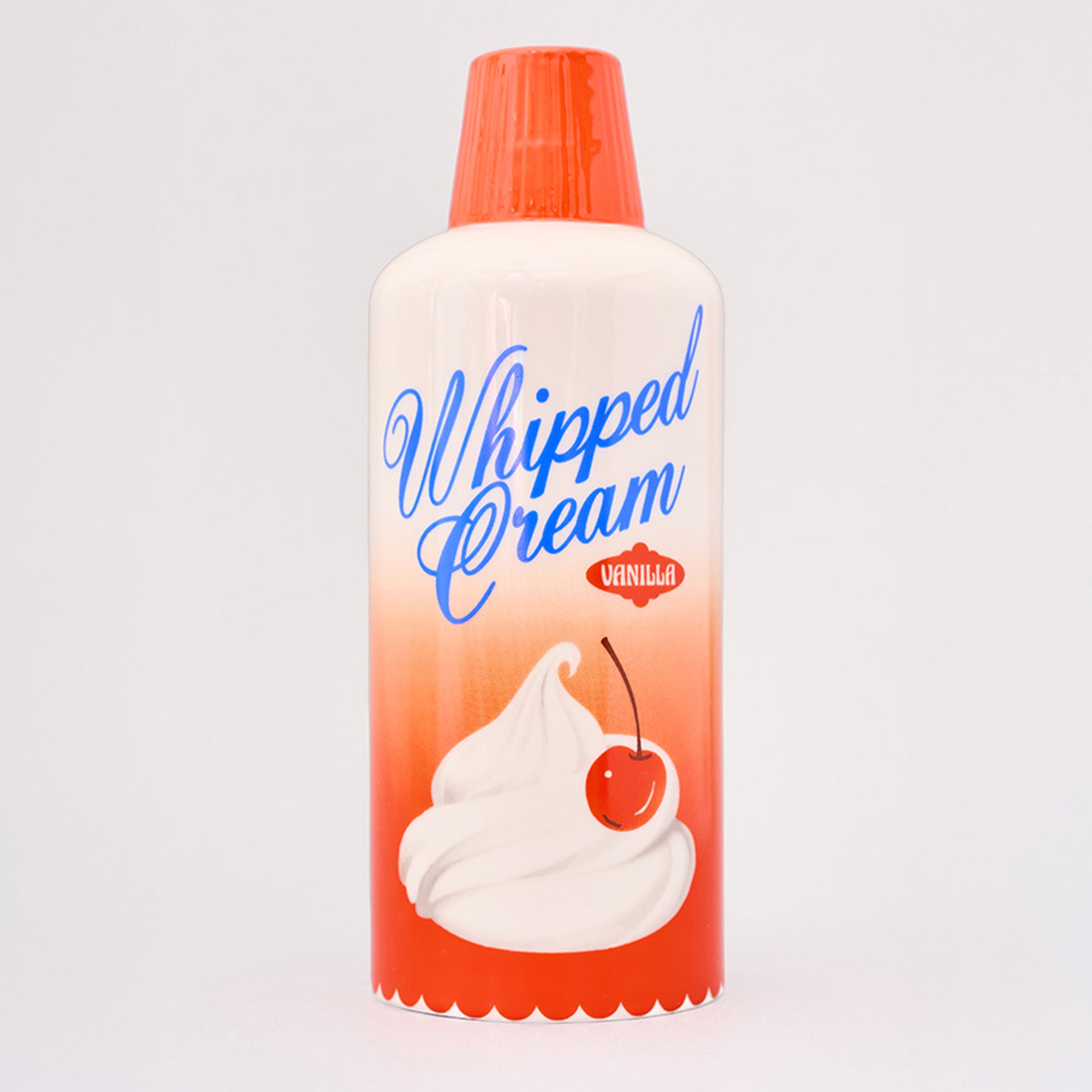 whipped cream ceramic vase
