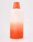 back view of whipped cream ceramic vase