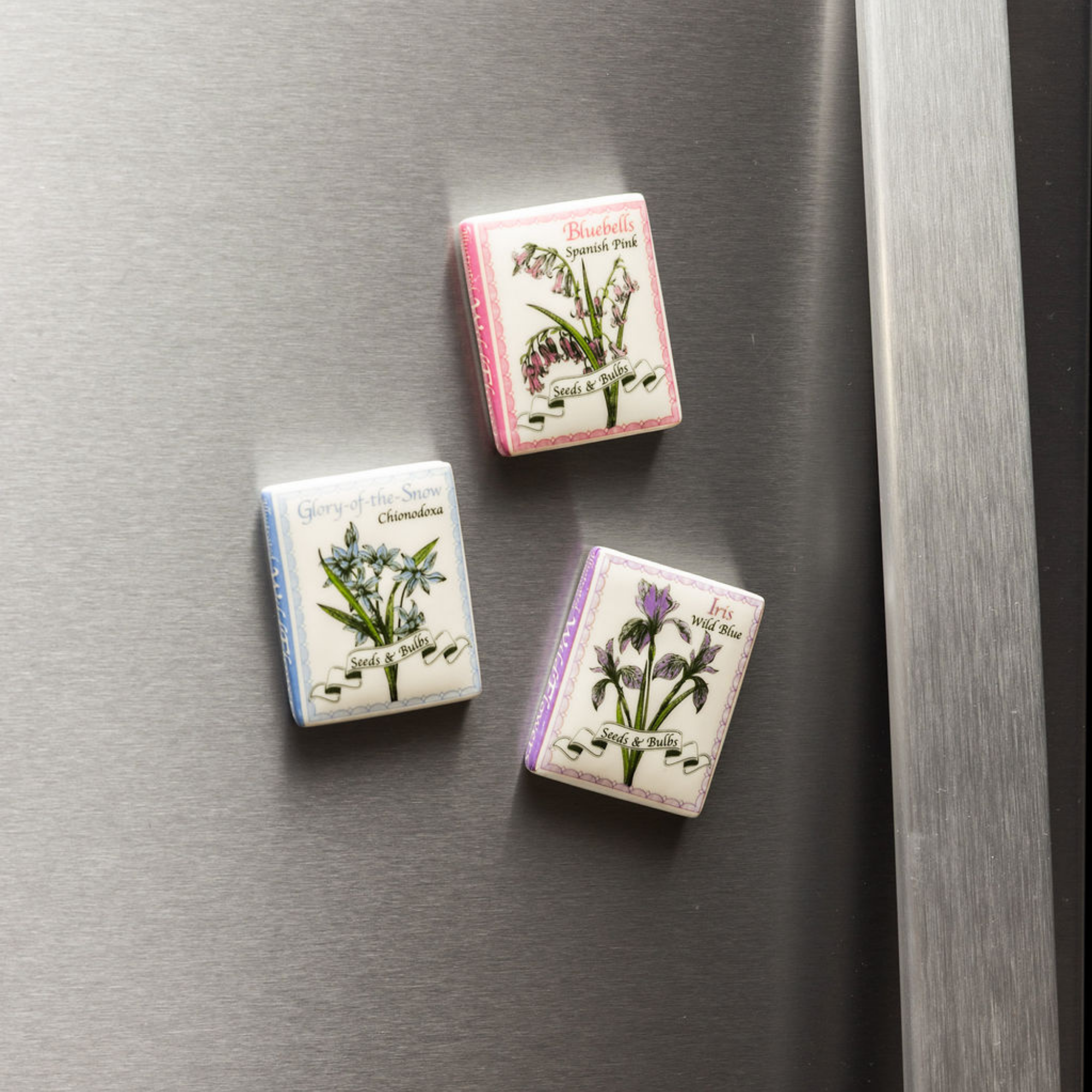 Book Magnet Set of 3, Wildflowers